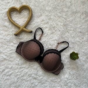 The Limited Black and Tan Bra Intimates